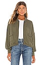 view 1 of 4 BLOUSON BOMBER FLIGHT CLUB in Sage