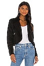 view 1 of 4 BLOUSON SUEDE ME LOVE YOU in Black