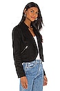 view 2 of 4 BLOUSON SUEDE ME LOVE YOU in Black