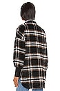view 4 of 5 Plaid Times Coat in Black