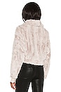view 3 of 4 Just Fuzz Faux Fur Jacket in Light Tan