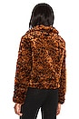 view 3 of 4 Leopard Queen Jacket in Rust