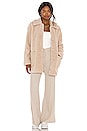 view 4 of 4 MANTEAU YETI-TO-WEAR in Light Tan