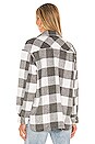 view 4 of 5 Plaid Shirt Jacket in Grey