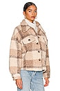 view 2 of 4 Plaid To See You Jacket in Light Camel