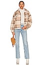 view 4 of 4 Plaid To See You Jacket in Light Camel