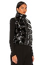 view 3 of 5 GILET CLOUD SHINE in Black