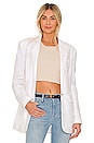 view 1 of 5 Linen On The Edge Blazer in White