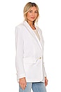 view 3 of 5 Linen On The Edge Blazer in White