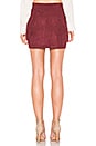 view 3 of 4 JACK by Steve Madden Cant Buy Me Love Skirt in Cranberry