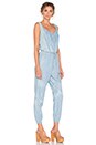 view 2 of 3 Jack by Steve Madden Mimi Jumpsuit in Medium Wash Chambray