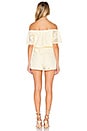 view 3 of 4 Haidyn Romper in Pale Yellow