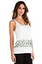 view 2 of 5 Joy Sequin Tank in Dirty White