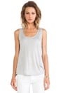 view 2 of 5 CAMISETA TIRANTES ENCAJE MINDY in Heather Grey