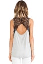 view 4 of 5 CAMISETA TIRANTES ENCAJE MINDY in Heather Grey