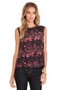 view 1 of 3 Jaclyn Printed Top in Black
