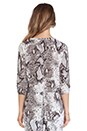 view 3 of 4 Levin Snake Top in Black