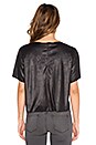 view 3 of 3 Fletcher Faux Suede Top in Black