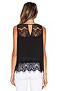 view 3 of 3 Eunice Lace Tank in Black