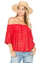 view 1 of 5 Jack by Steve Madden Oregano Top in Rococo Red