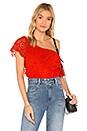 view 1 of 4 JACK by Steve Madden Lolita Top in Poppy Red