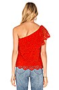view 3 of 4 JACK by Steve Madden Lolita Top in Poppy Red