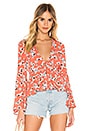 view 1 of 4 JACK by Steve Madden Blue Skies Top in Persimmon Red