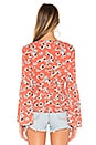 view 3 of 4 JACK by Steve Madden Blue Skies Top in Persimmon Red