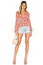 view 4 of 4 JACK by Steve Madden Blue Skies Top in Persimmon Red