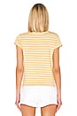 view 3 of 4 Stripes Ahoy Top in Citrus