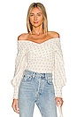 view 1 of 4 Girl Talk Top in Ivory