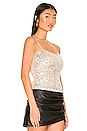 view 2 of 5 I Can't Wait Sequin Crop Top in Silver