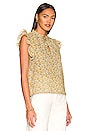 view 2 of 4 Flutter and Flirt Top in Sunflower
