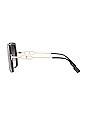 view 3 of 3 LUNETTES DE SOLEIL B. MONOGRAM in Black & Dark Grey Gradient