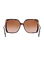 view 3 of 3 LUNETTES DE SOLEIL B. MONOGRAM in Light Havana & Warm Brown Gradient