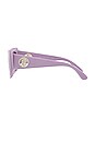 view 3 of 3 Daisy in Lilac & Gradient Grey