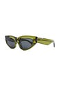 view 2 of 3 Cat Eye Sunglasses in Green