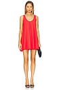 view 1 of 3 Avila Swing Mini Dress in Scarlet