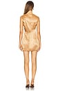 view 3 of 3 Kobe Square Neck Mini Dress in Honey