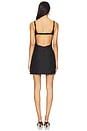 view 4 of 4 Bormio Exposed Back Mini Dress in Black