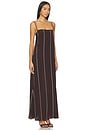 view 2 of 3 VESTIDO ORTA in Mocha Stripe