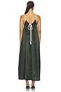 view 3 of 3 ROBE MAXI COMO TIE-NECK in Forest