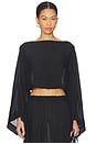 view 1 of 4 Cremona Kimono Top in Black