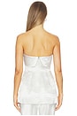 view 3 of 4 Kobe Strapless Top in Platinum