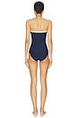 view 3 of 3 MAILLOT DE BAIN ROMY in Navy & Pearl