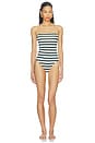 view 1 of 4 MAILLOT DE BAIN 1 PIÈCE ALBA in Forest Stripe