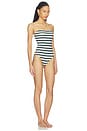 view 2 of 4 MAILLOT DE BAIN 1 PIÈCE ALBA in Forest Stripe