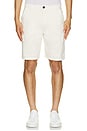view 4 of 5 Twill Cargo Short in Whisper White