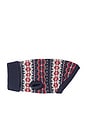 view 1 of 1 Case Fairisle Dog Sweater in Blue Granite