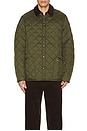 view 4 of 4 Heritage Liddesdale Quilted Jacket in Olive